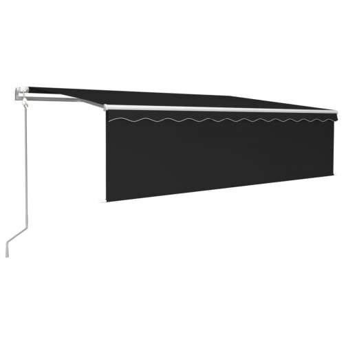 Automatska tenda s roletom i senzorom LED 5 x 3 m antracit  - Antracit 5 x 3 m 1 Cijena