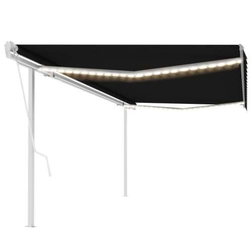 Automatska tenda sa senzorom za vjetar LED 5x3 m antracit - Antracit 5 x 3 m 1 Cijena