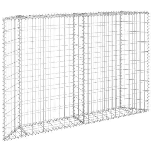Trapezna gabionska gredica od pocinčanog čelika 150x20x100 cm - 150 x 20 x 100 cm 1 Cijena