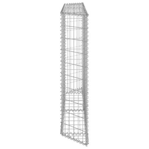 Trapezna gabionska gredica od pocinčanog čelika 150x20x100 cm - 150 x 20 x 100 cm 1 Cijena