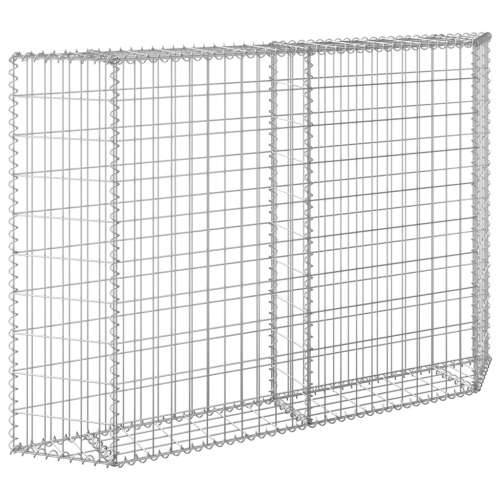 Trapezna gabionska gredica od pocinčanog čelika 150x20x100 cm - 150 x 20 x 100 cm 1 Cijena