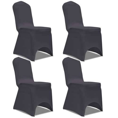 Rastezljive navlake za stolice 4 kom Antracit boja