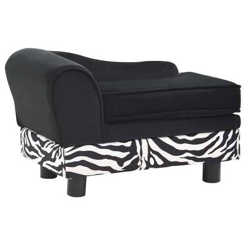 Sofa za pse crna 57 x 34 x 36 cm plišana Cijena