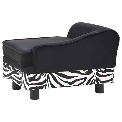 Sofa za pse crna 57 x 34 x 36 cm plišana Cijena