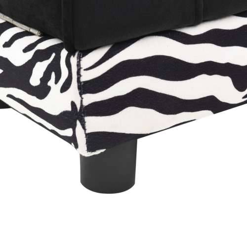 Sofa za pse crna 57 x 34 x 36 cm plišana Cijena