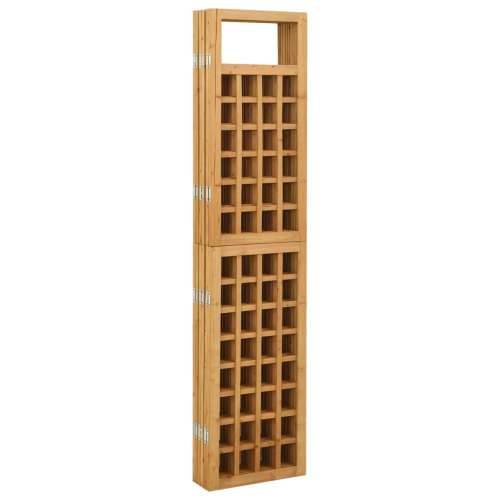 Paravan - Sobna pregrada / rešetka sa 6 panela od jelovine 242,5 x 180 cm - Smeđa 242,5 x 180 cm 1 Cijena