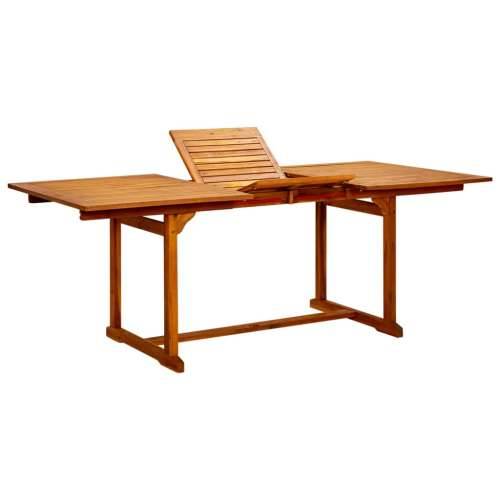Vrtni blagovaonski stol (150 - 200)x100x75 cm od drva bagrema Cijena