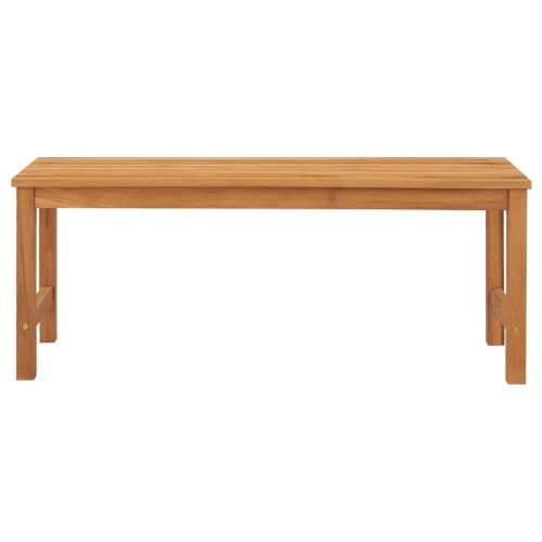 Vrtna klupa 114 cm od masivne tikovine - 114 x 40 x 45 cm 1 3 Cijena