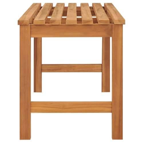 Vrtna klupa 114 cm od masivne tikovine - 114 x 40 x 45 cm 1 3 Cijena