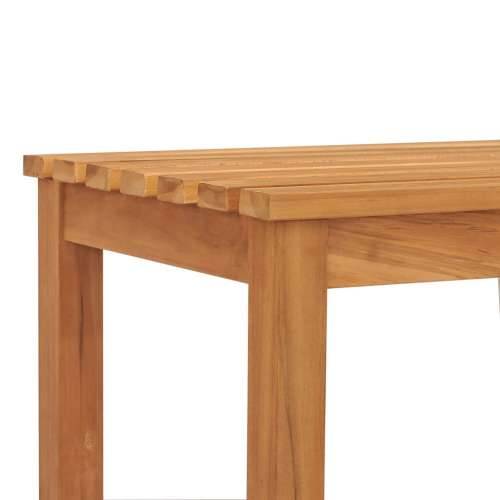 Vrtna klupa 114 cm od masivne tikovine - 114 x 40 x 45 cm 1 3 Cijena