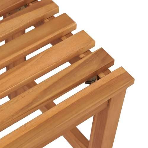 Vrtna klupa 114 cm od masivne tikovine - 114 x 40 x 45 cm 1 3 Cijena