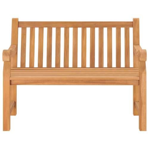 Vrtna klupa 114 cm od masivne tikovine - 114 x 69 x 92 cm 1 Cijena
