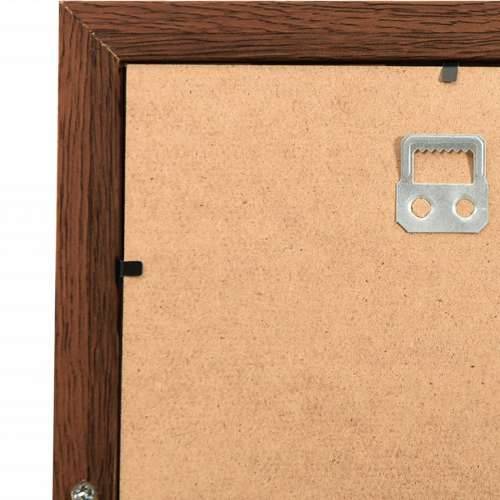 Okvir za 10 fotografija (13 x 18 cm) tamnosmeđi MDF Tamno smeđa 10 x (13 x 18 cm) 1 Cijena