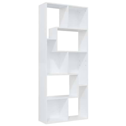 Ormarić za knjige bijeli 67 x 24 x 161 cm od konstruiranog drva - Bijela 1 Cijena