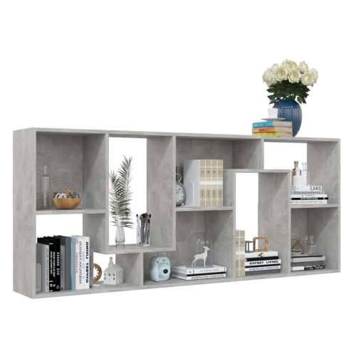 Ormarić za knjige boja betona 67x24x161 cm konstruirano drvo Beton siva 1 Cijena