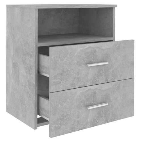Noćni ormarići 2 kom siva boja betona 50 x 32 x 60 cm - Beton siva 2 Cijena