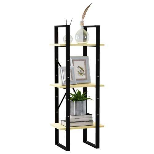 Ormarić za knjige s 3 razine 40 x 30 x 105 cm masivna borovina - Prirodna 1 105 cm boja drva Cijena