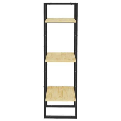 Ormarić za knjige s 3 razine 40 x 30 x 105 cm masivna borovina - Prirodna 1 105 cm boja drva Cijena