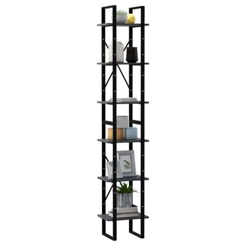 Visoki ormarić sivi 40 x 30 x 210 cm od masivne borovine - Siva 1 210 cm boja drva Cijena