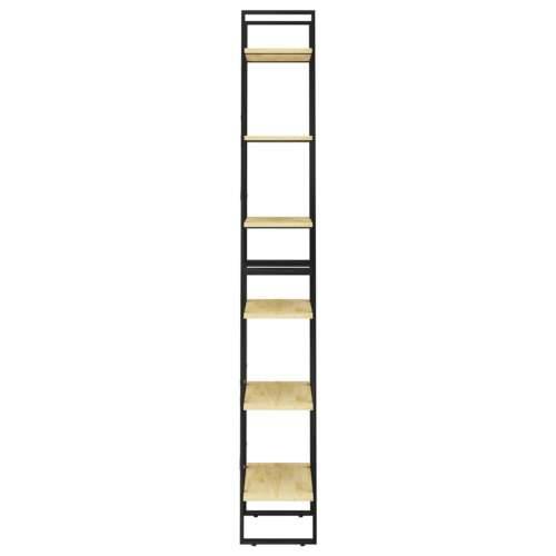 Police za pohranu 60 x 30 x 210 cm od masivne borovine - Prirodna 1 210 cm boja drva Cijena