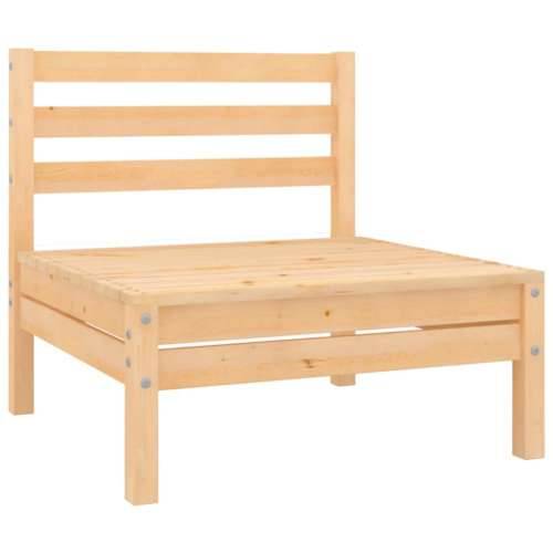 Srednja vrtna sofa od masivne borovine - Prirodna 1 srednja sofa Cijena