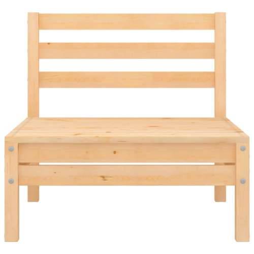 Srednja vrtna sofa od masivne borovine - Prirodna 1 srednja sofa Cijena