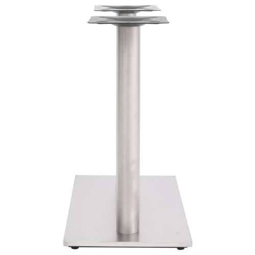 Noga za bistro stol srebrna 70x40x72 cm od nehrđajućeg čelika - Srebrno 70 x 40 x 72 cm 1 Cijena