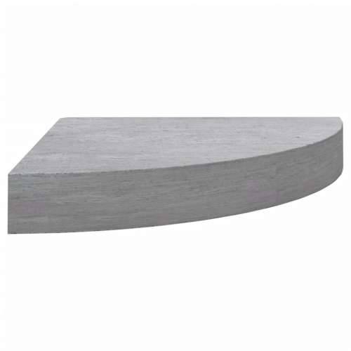 Kutna zidna polica siva boja betona 25 x 25 x 3,8 cm MDF - Beton siva 25 x 25 x 3.8 cm 1 Cijena