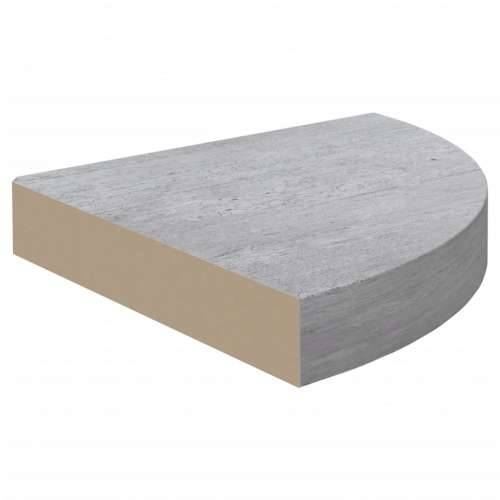 Kutna zidna polica siva boja betona 25 x 25 x 3,8 cm MDF - Beton siva 25 x 25 x 3.8 cm 1 Cijena