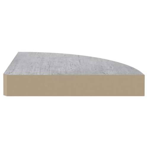 Kutne zidne police 2 kom siva boja betona 35 x 35 x 3,8 cm MDF - Beton siva 35 x 35 x 3.8 cm 2 1 Cijena