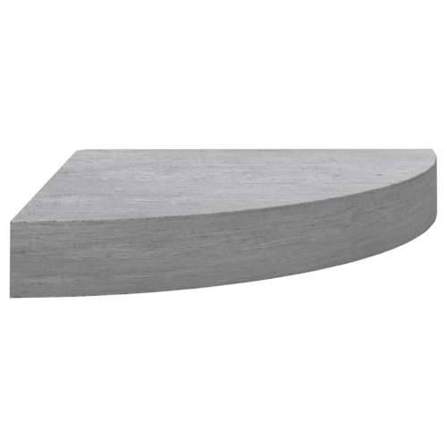 Kutne zidne police 4 kom siva boja betona 35 x 35 x 3,8 cm MDF - Beton siva 35 x 35 x 3.8 cm 4 1 Cijena