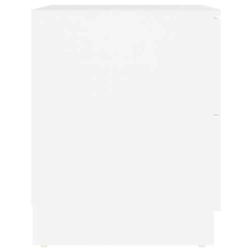 Noćni ormarići 2 kom bijeli 40 x 40 x 50 cm konstruirano drvo - Bijela 2 Cijena