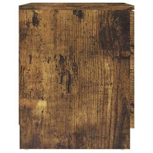 Noćni ormarići 2 kom boja dimljenog hrasta 40x40x50 cm drveni - Dimljeni hrast 2 Cijena