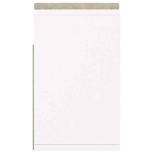 Klupa za cipele s jastukom bijela 104x30x49cm konstruirano drvo - Bijela 1 Cijena