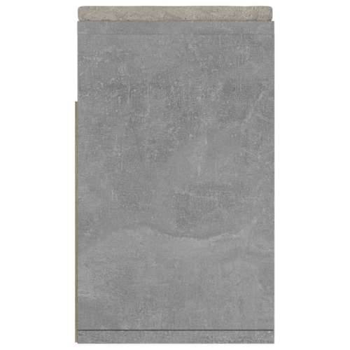 Klupa za cipele s jastukom boja betona 104 x 30 x 49 cm drvena - Beton siva 1 Cijena