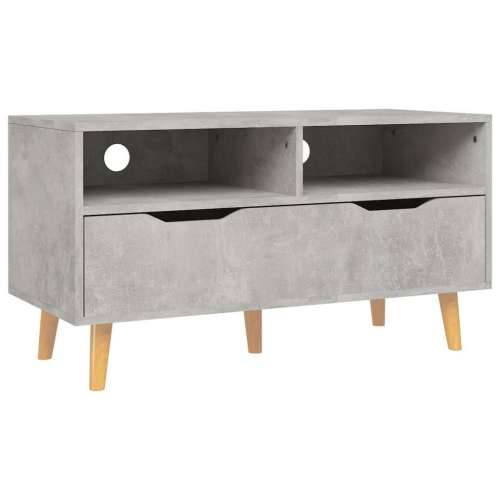 TV ormarić siva boja betona 90 x 40 x 48,5 cm konstruirano drvo - Beton siva 1 Cijena