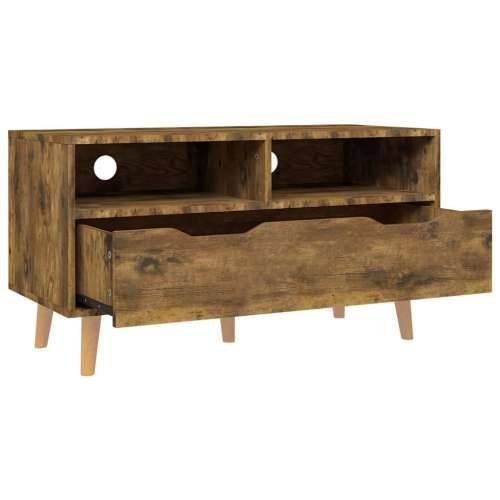 TV ormarić dimljena boja hrasta 90x40x48,5 cm konstruirano drvo - Dimljeni hrast 1 Cijena