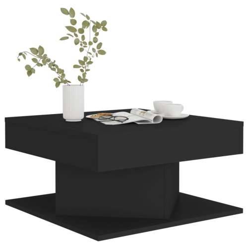 Stolić za kavu crni 57 x 57 x 30 cm od konstruiranog drva - Crna 1 Cijena
