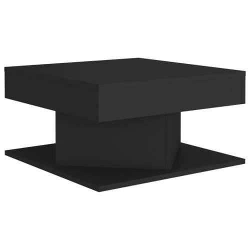 Stolić za kavu crni 57 x 57 x 30 cm od konstruiranog drva - Crna 1 Cijena