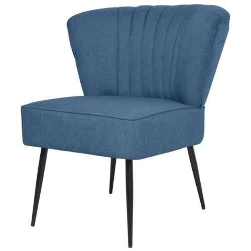 Koktel stolica od tkanine plava Cijena