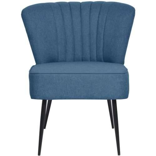 Koktel stolica od tkanine plava Cijena