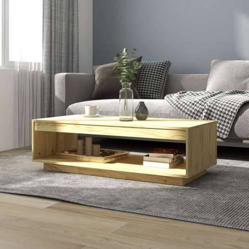 Stolić za kavu 110 x 50 x 33,5 cm od masivne borovine - Prirodna 1 Cijena