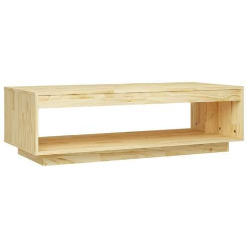 Stolić za kavu 110 x 50 x 33,5 cm od masivne borovine - Prirodna 1 Cijena