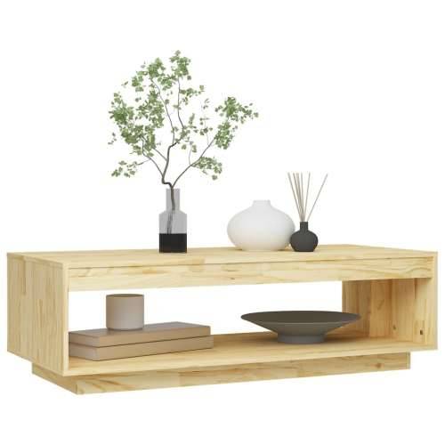 Stolić za kavu 110 x 50 x 33,5 cm od masivne borovine - Prirodna 1 Cijena