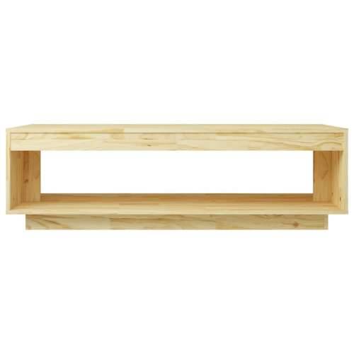 Stolić za kavu 110 x 50 x 33,5 cm od masivne borovine - Prirodna 1 Cijena