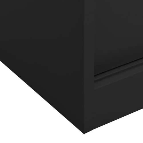 Uredski ormarić s kliznim vratima antracit 90x40x90 cm čelični - Antracit 1 Bez gredice za sadnju Cijena