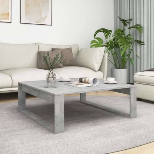 Stolić za kavu siva boja betona 100x100x35 cm konstruirano drvo - Beton siva 100 x 100 cm 1 Cijena