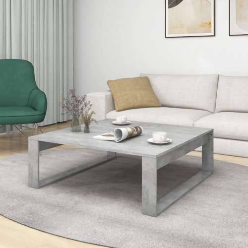 Stolić za kavu siva boja betona 100x100x35 cm konstruirano drvo - Beton siva 100 x 100 cm 1 Cijena