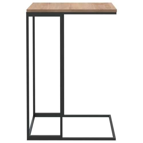 Bočni stolić crni 40 x 30 x 59 cm od konstruiranog drva Cijena
