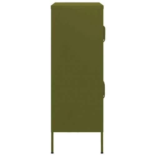 Ormarić za pohranu maslinasto zeleni 80 x 35 x 101,5 cm čelični - Maslinovo zelena 1 Cijena
